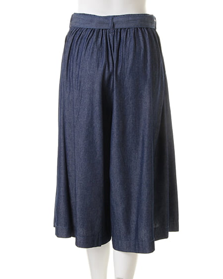 INGNI（イング） ピーチ肩開きオフショル＋サッシュ付スカーチョ／SET ｷｬﾒﾙ/A