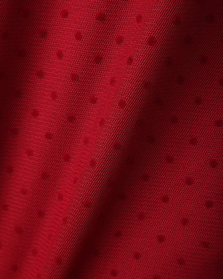 INGNI（イング） ドットチュールTOPS＋サッシュ付スカーチョ／SET ﾎﾞﾙﾄﾞｰ