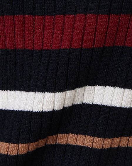 INGNI（イング） マルチボーダーニット＋イレヘムスカート／SET ｺﾝ