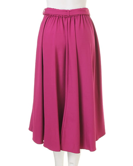 INGNI（イング） ドット柄ブラウス＋イレヘムスカート／SET ｸﾛ