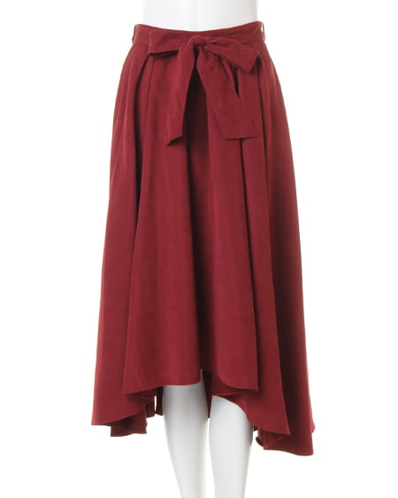 INGNI（イング） モールニット＋ピーチイレヘムスカート／SET ｵﾌﾎﾜｲﾄ