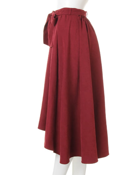 INGNI（イング） モールニット＋ピーチイレヘムスカート／SET ｵﾌﾎﾜｲﾄ