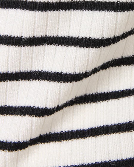 INGNI（イング） ノーカラーフェイクファーコート＋リブニットA／SET ｸﾞﾚｰ