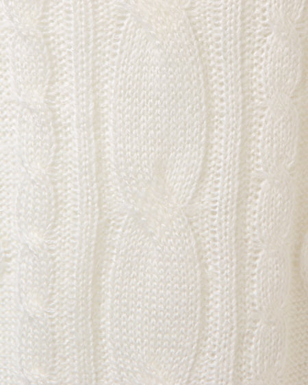 INGNI（イング） ケーブルオフタートル＋スカーチョ／SET ｵﾌﾎﾜｲﾄ