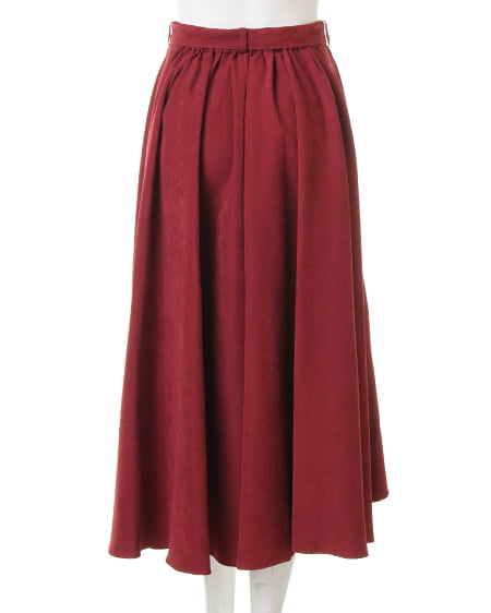 INGNI（イング） 袖ファーオフショルニット＋ピーチイレヘムスカート／SET ｵﾌﾎﾜｲﾄ