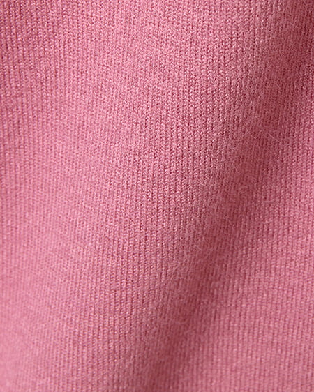 INGNI（イング） レース切替ニット＋サッシュ付イレヘムスカート／SET ﾓｰﾌﾞﾋﾟﾝｸ