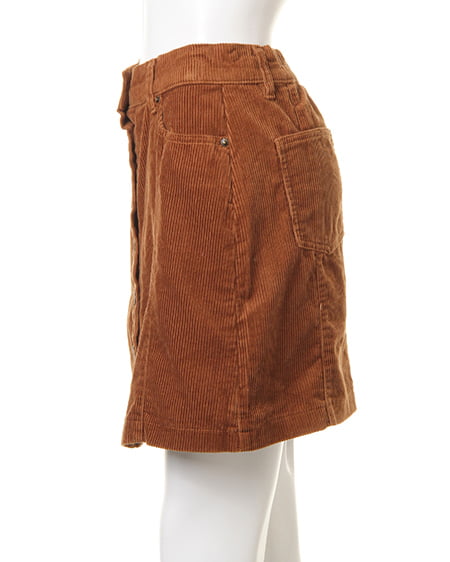 INGNI（イング） 袖ファー切替起毛裏毛プルオーバー＋コーデュロイ台形スカート／SET ｵﾌﾎﾜｲﾄ/A