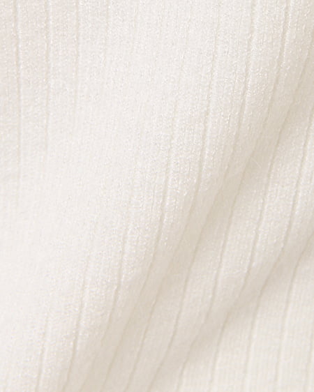 INGNI（イング） フロントクロスニット＋フェザーミドル丈カーデ／SET ｵﾌﾎﾜｲﾄ