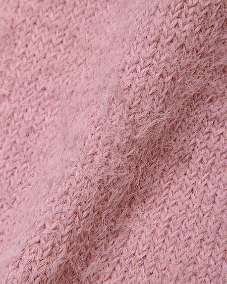 INGNI（イング） フェザーニット＋サイドレースUPスカート／SET ﾋﾟﾝｸ