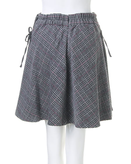 INGNI（イング） フェザーニット＋サイドレースUPスカート／SET ﾋﾟﾝｸ