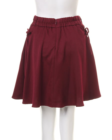 INGNI（イング） ドット柄ハイネックトップス＋サイドレースUPスカパン／SET ｸﾛ