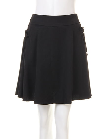 INGNI（イング） 装飾付クルーネックニット＋サイドレースUPスカパン／SET ﾎﾞﾙﾄﾞｰ/B