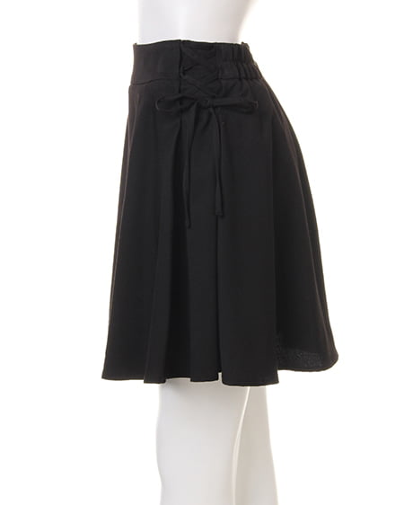 INGNI（イング） 装飾付クルーネックニット＋サイドレースUPスカパン／SET ﾎﾞﾙﾄﾞｰ/B