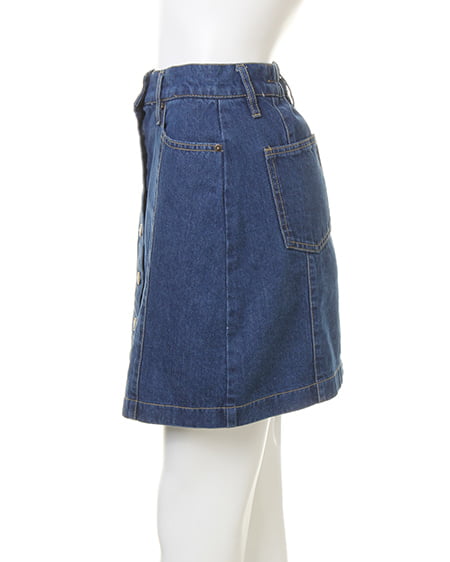 INGNI（イング） フェザーマルチボーダーニット＋台形スカート／SET ｵﾌﾎﾜｲﾄ/ｺﾝ