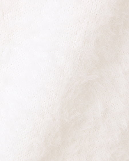 INGNI（イング） 肩レースニットワンピース＋チェックストール／SET ｵﾌﾎﾜｲﾄ