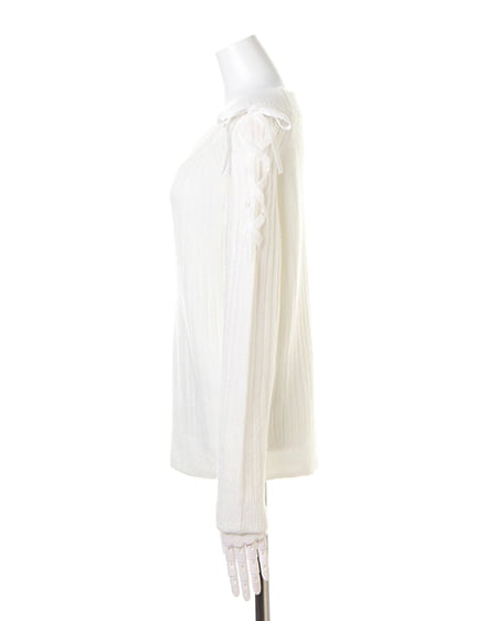 INGNI（イング） ショルダーレースUPニット＋ポケットファースカート／SET ｵﾌﾎﾜｲﾄ