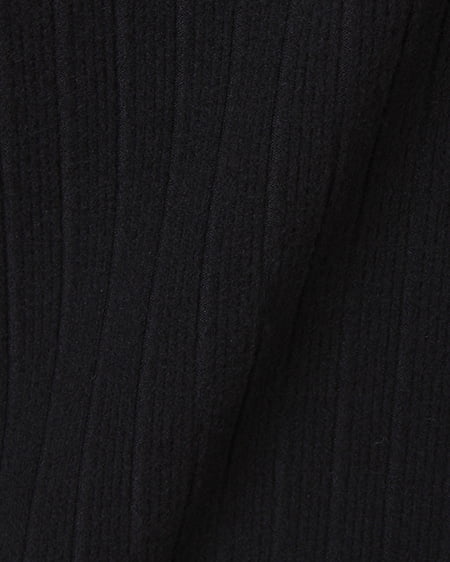 INGNI（イング） 袖ループファーTOPS＋台形スカート／SET ｸﾛ