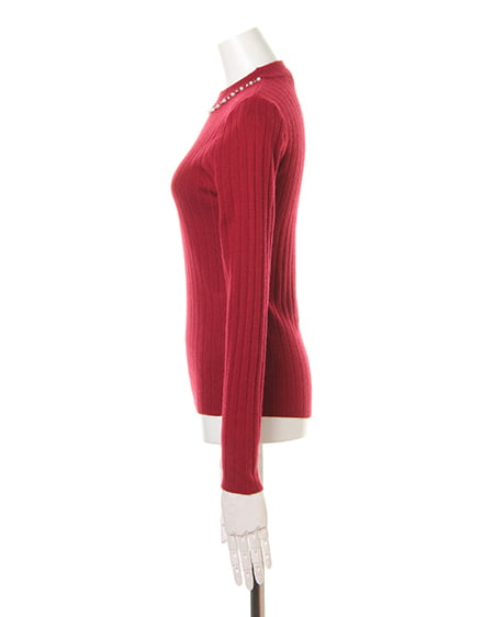 INGNI（イング） ハイネックニット＋チェック台形スカート／SET ﾎﾞﾙﾄﾞｰ/B