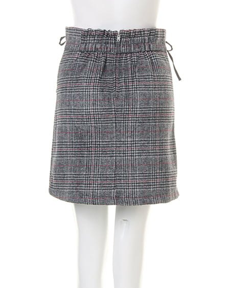 INGNI（イング） ハイネックニット＋チェック台形スカート／SET ﾎﾞﾙﾄﾞｰ/B