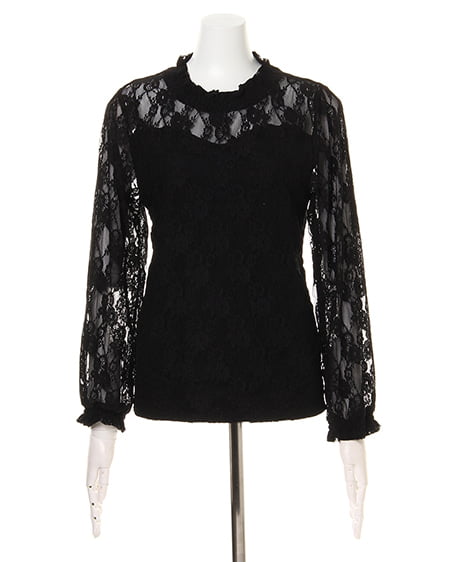 INGNI（イング） ヨークシアートップス＋ナロースカートA／SET ｸﾛ