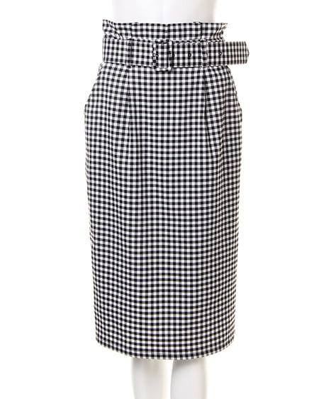 INGNI（イング） ヨークシアートップス＋ナロースカートA／SET ｸﾛ