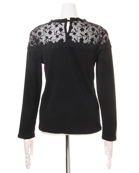 INGNI（イング） ヨークシアートップス＋ガウチョパンツ／SET ｸﾛ