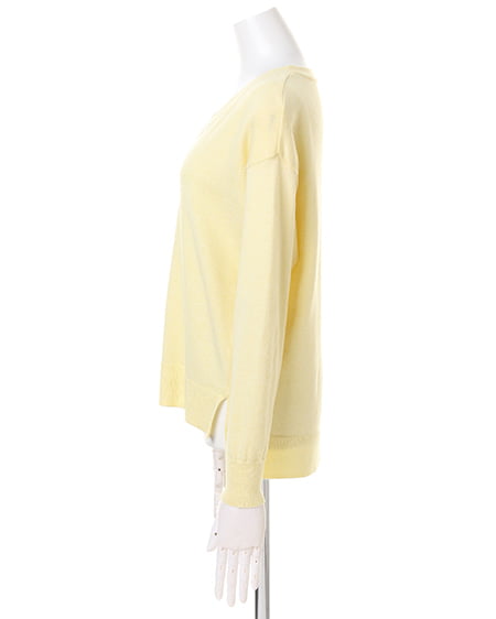 INGNI（イング） Vネックニット＋ラップスカート／SET ｲｴﾛｰ