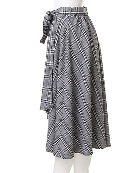 INGNI（イング） Vネックニット＋ラップスカート／SET ｲｴﾛｰ