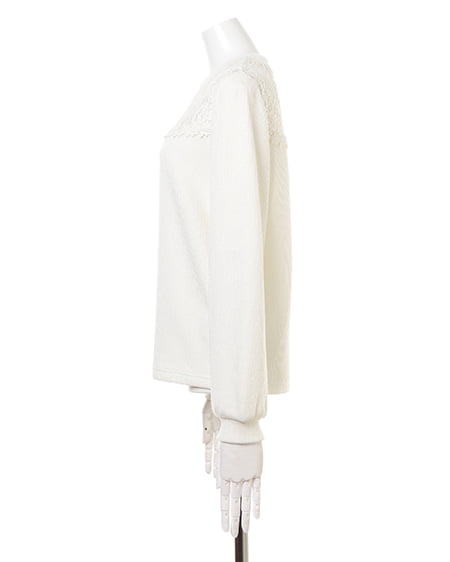 INGNI（イング） ヨークレーストップス＋イレヘムスカート／SET ｵﾌﾎﾜｲﾄ