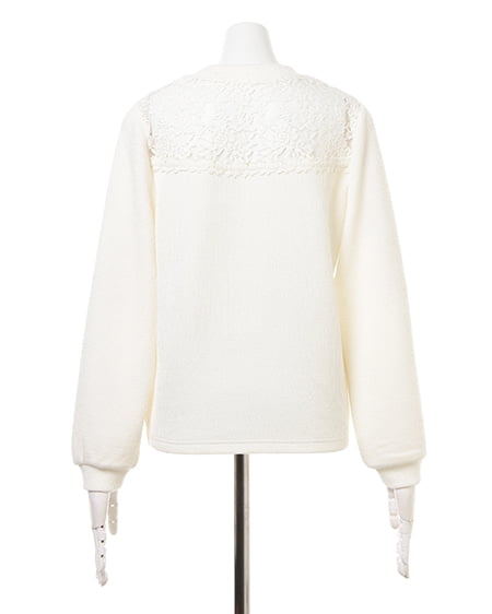 INGNI（イング） ヨークレーストップス＋イレヘムスカート／SET ｵﾌﾎﾜｲﾄ