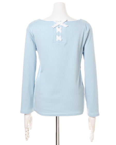 INGNI（イング） Backリボントップス＋イレヘムスカート／SET ｻｯｸｽ