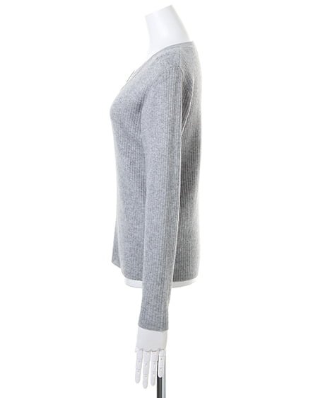 INGNI（イング） Vネックニット＋花柄スカート／SET ｸﾞﾚｰ