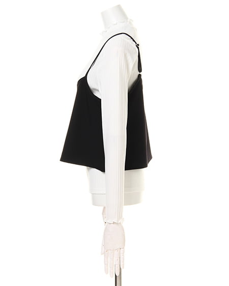 INGNI（イング） キャミセット＋チェックナロースカート／SET ｸﾛ