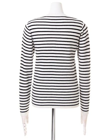 INGNI（イング） Vネックニット＋ナロースカート／SET ﾎﾞｰﾀﾞｰ