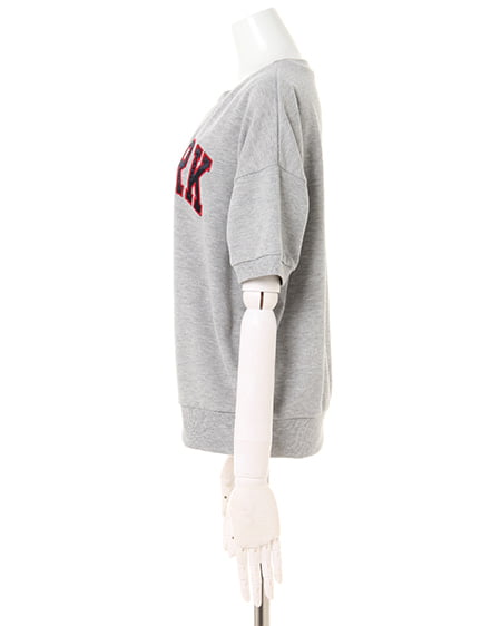 INGNI（イング） ロゴ半袖トップス＋ナロースカート／SET ｸﾞﾚｰ