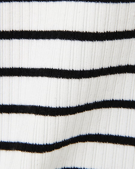 INGNI（イング） リブVネックトップス＋ミディスカート／SET ﾎﾞｰﾀﾞｰ