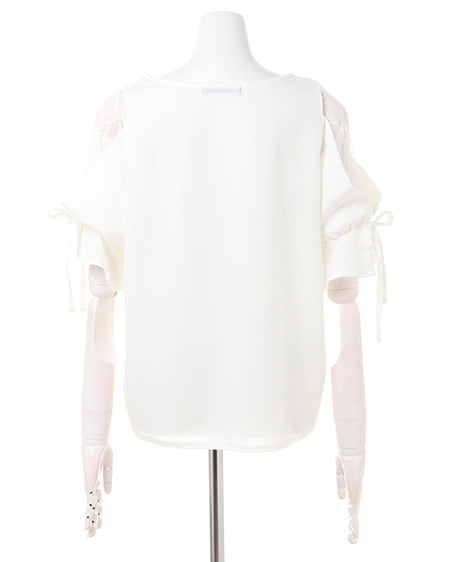 INGNI（イング） 袖割れトップス＋ミディスカート／SET ｵﾌﾎﾜｲﾄ