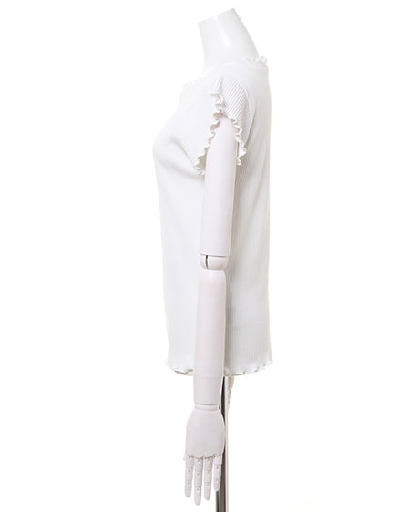 INGNI（イング） メロートップス＋ナロージャンスカ／SET ｵﾌﾎﾜｲﾄ