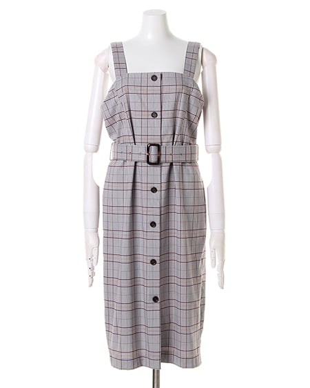 INGNI（イング） メロートップス＋ナロージャンスカ／SET ｵﾌﾎﾜｲﾄ