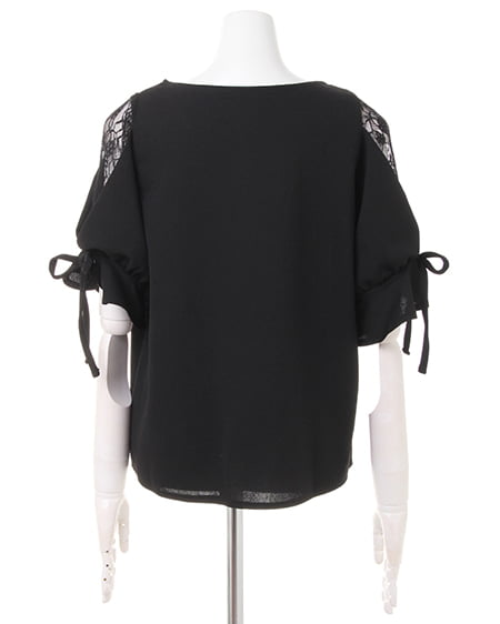 INGNI(イング) 袖割れトップス+花柄フレアスカート/SET クロ