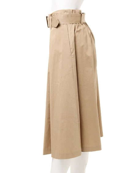 INGNI（イング） Vネックブラウス＋トレンチスカート／SET ｵﾌｸﾛ/ｽﾄﾗｲﾌﾟA