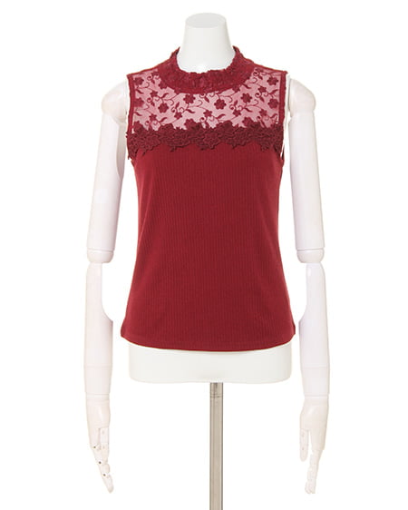 INGNI（イング） ヨークシアーノースリトップス＋デニムワイドパンツ／SET ﾎﾞﾙﾄﾞｰ