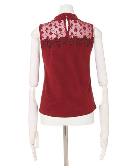 INGNI（イング） ヨークシアーノースリトップス＋デニムワイドパンツ／SET ﾎﾞﾙﾄﾞｰ