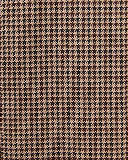 INGNI（イング） フリルハイネックトップス＋グレンチェックワイドパンツ／SET ｸﾛ