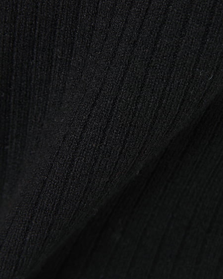 INGNI（イング） 襟フリルリブニット＋チェック柄ナロースカート／SET ｸﾛ