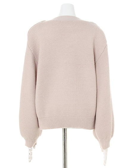 INGNI(イング) ボートネックニット+配色チェック柄スカート/SET ベージュ