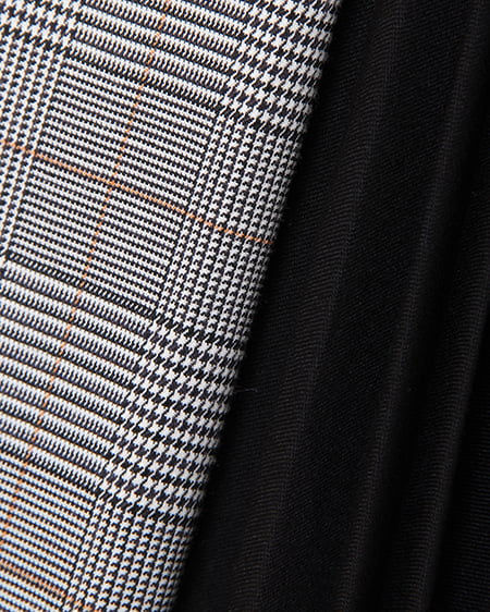 INGNI(イング) ボートネックニット+配色チェック柄スカート/SET ベージュ