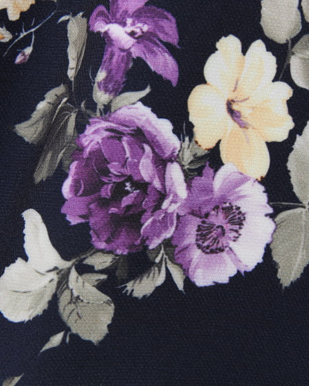 INGNI(イング) ケーブルオフショルニット+花柄ミディスカート/SET オフホワイト