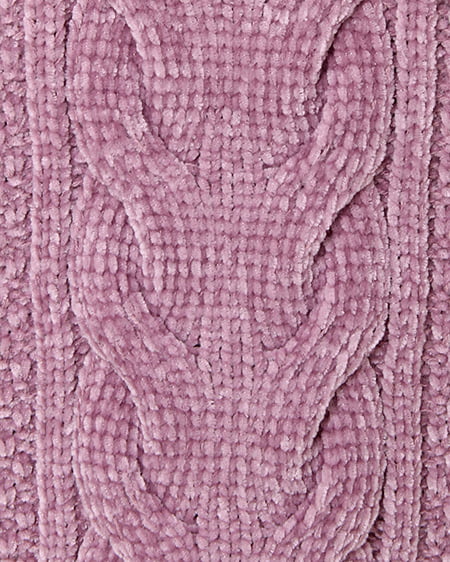 INGNI（イング） モールケーブルニット＋花柄プリーツスカート／SET ﾗﾍﾞﾝﾀﾞｰ/ﾋﾟﾝｸ