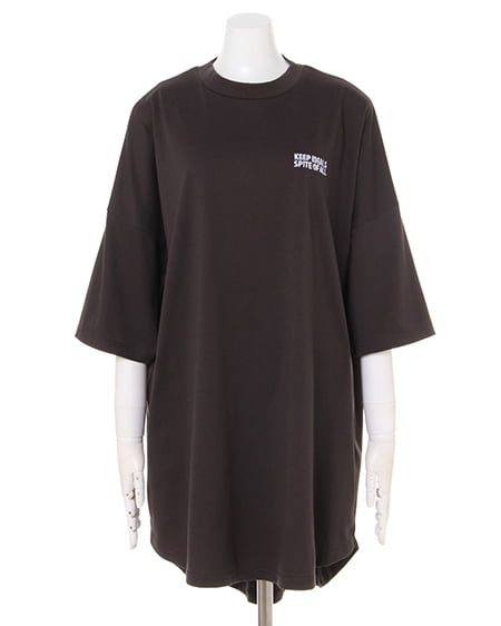 INGNI（イング） ロゴ入りチュニック＋カットリブレギンス／SET ｽﾐｸﾛ